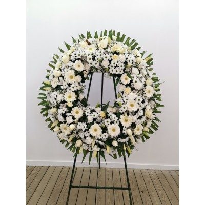 Comprar Corona Anemona en tons blancs Barcelona