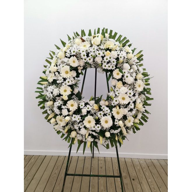 Comprar Corona Anemona en tons blancs Barcelona Comprar Corona Anemona en tons blancs Barcelona