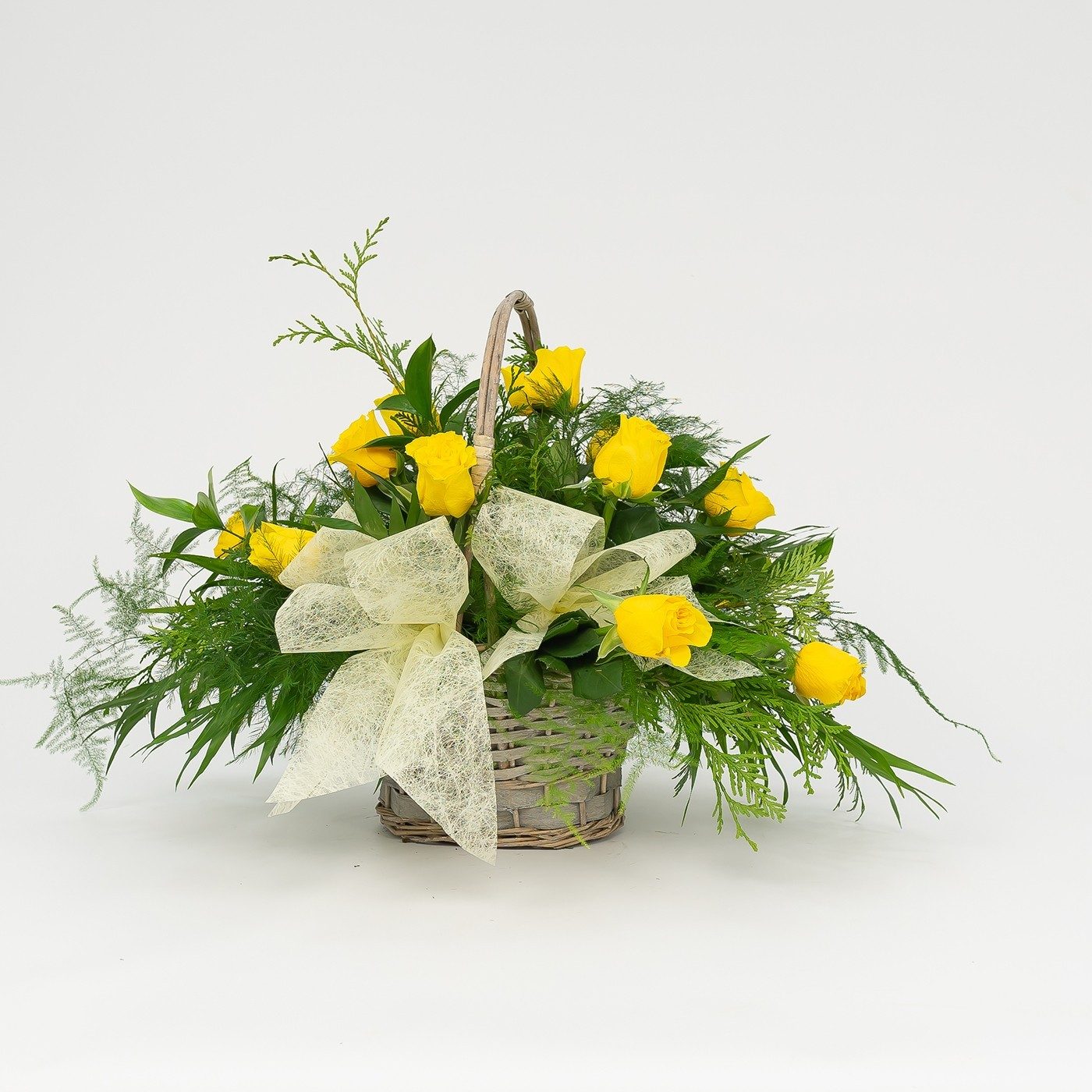 Comprar Cesta de rosas Barcelona