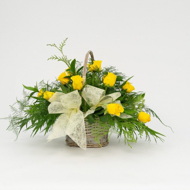 Comprar Cesta de rosas Barcelona Comprar Cesta de rosas Barcelona