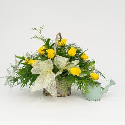 Comprar Cesta de rosas Barcelona