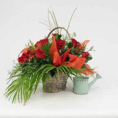 Comprar Cesta de rosas Barcelona