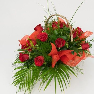 Comprar Cesta de rosas Barcelona