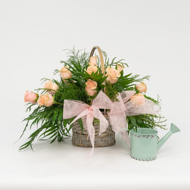 Comprar Cesta de rosas Barcelona Comprar Cesta de rosas Barcelona