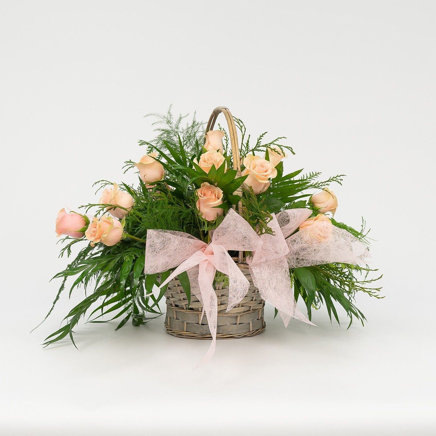 Comprar Cesta de rosas Barcelona