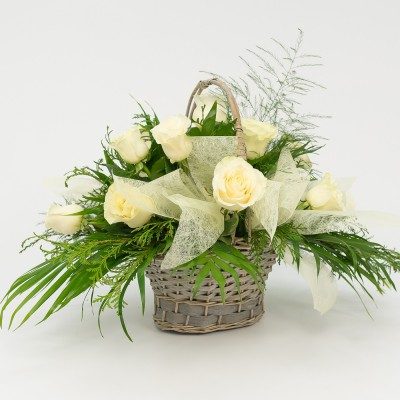 Comprar Cesta de rosas Barcelona