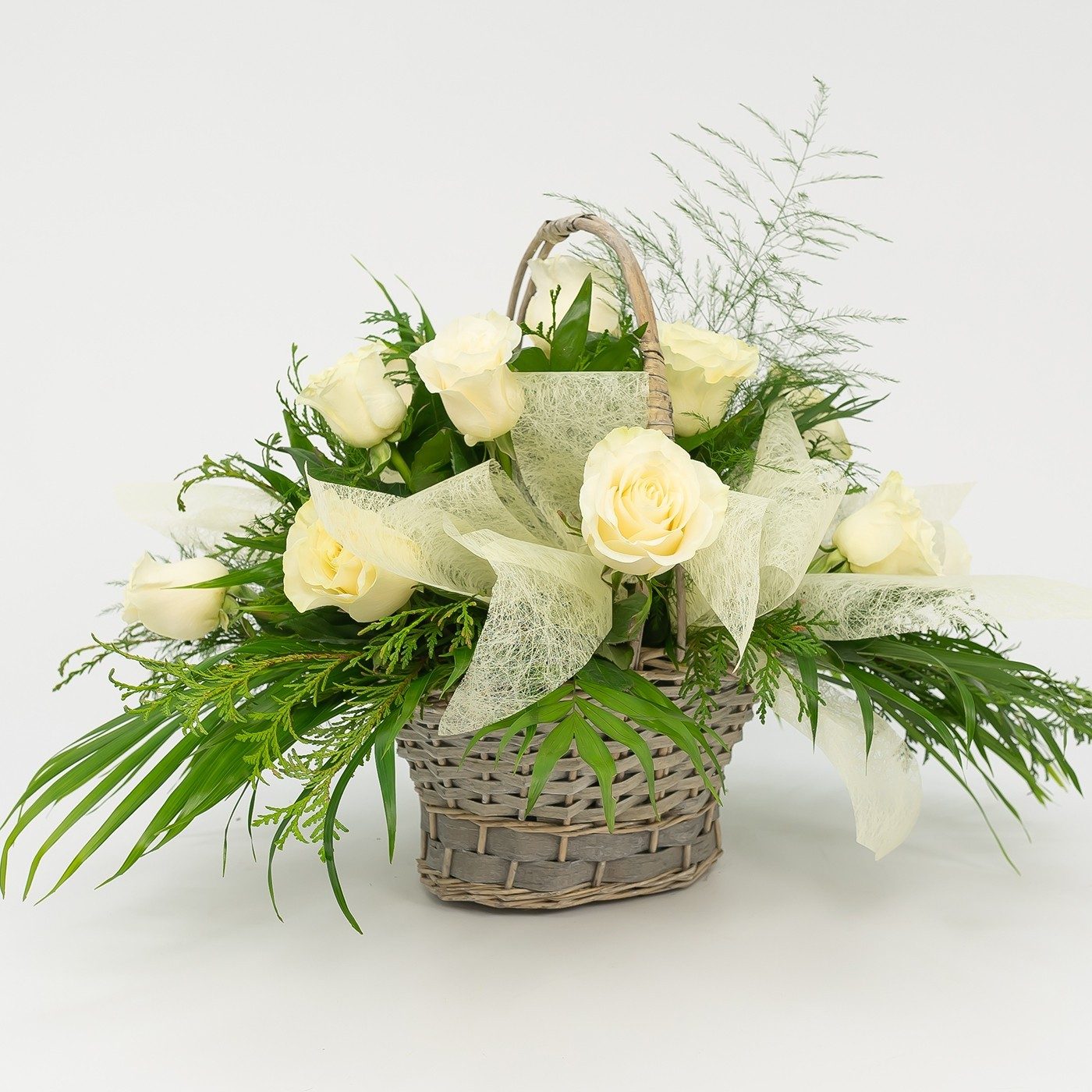 Comprar Cesta de rosas Barcelona