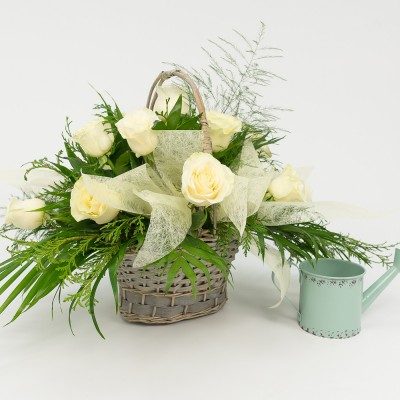 Comprar Cesta de rosas Barcelona
