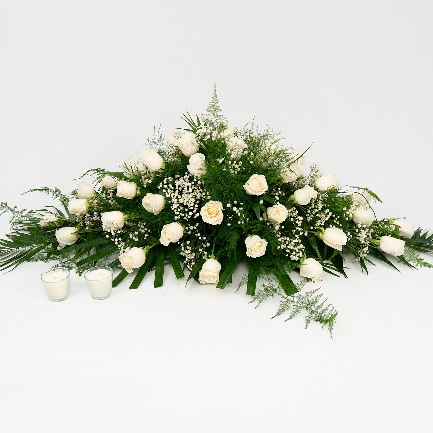 Comprar Coixí roses blanques Barcelona