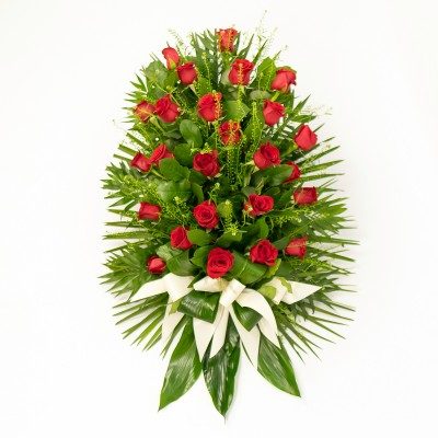 Comprar Ramo funerario de rosas rojas Barcelona