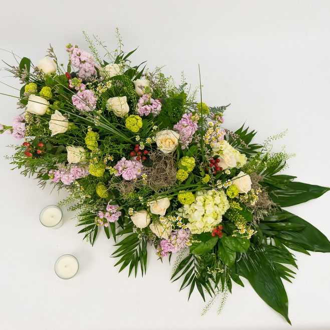 Comprar Ramo funerario aire romántico Barcelona Comprar Ramo funerario aire romántico Barcelona