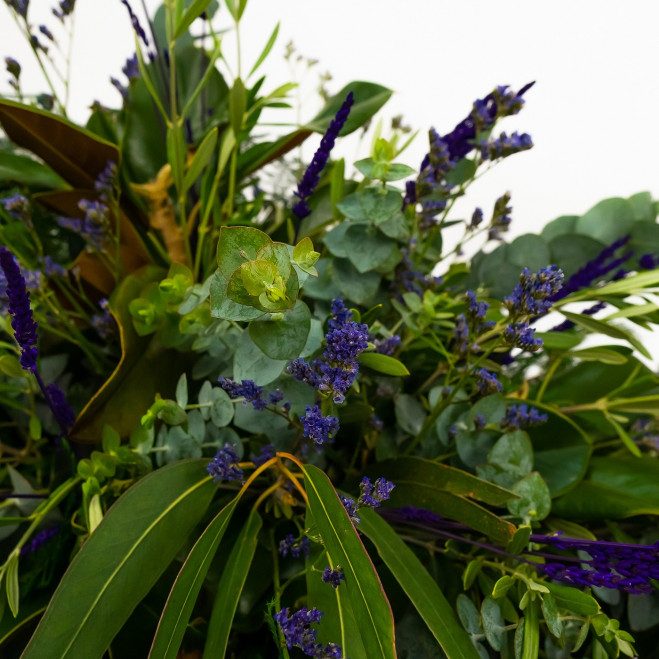 Comprar Cojín de verdes y lavanda Barcelona