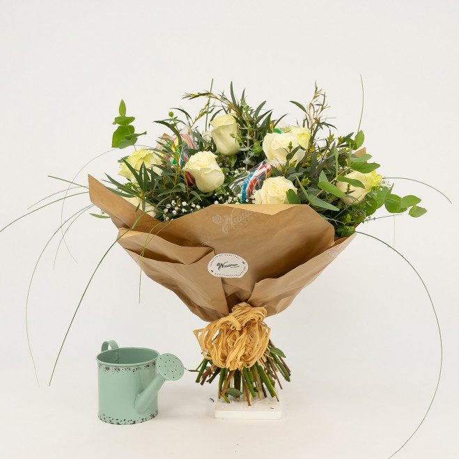 Comprar Ramo de rosas y piruletas Barcelona Comprar Ramo de rosas y piruletas Barcelona