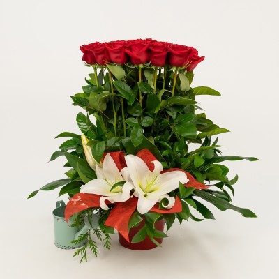 Comprar Vertical de 20 rosas Barcelona