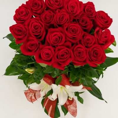 Comprar Vertical de 20 rosas Barcelona