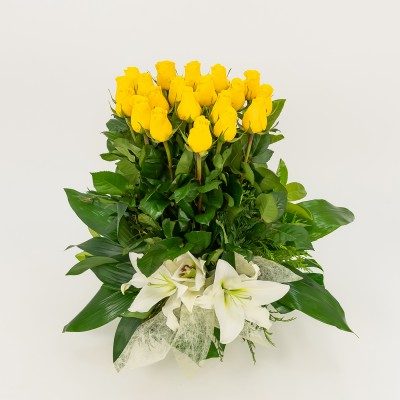 Comprar Vertical de 20 rosas Barcelona