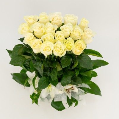Comprar Vertical de 20 rosas Barcelona