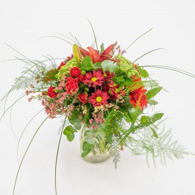 Comprar Minijarrón silvestre tonos rojos Barcelona