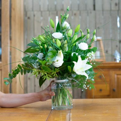 Comprar Minijarrón silvestre tonos blancos Barcelona