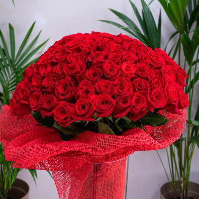 Comprar Bouquet de 101 rosas Barcelona