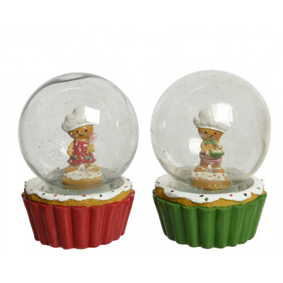 Comprar Bola de nieve con muñeco-galleta Barcelona