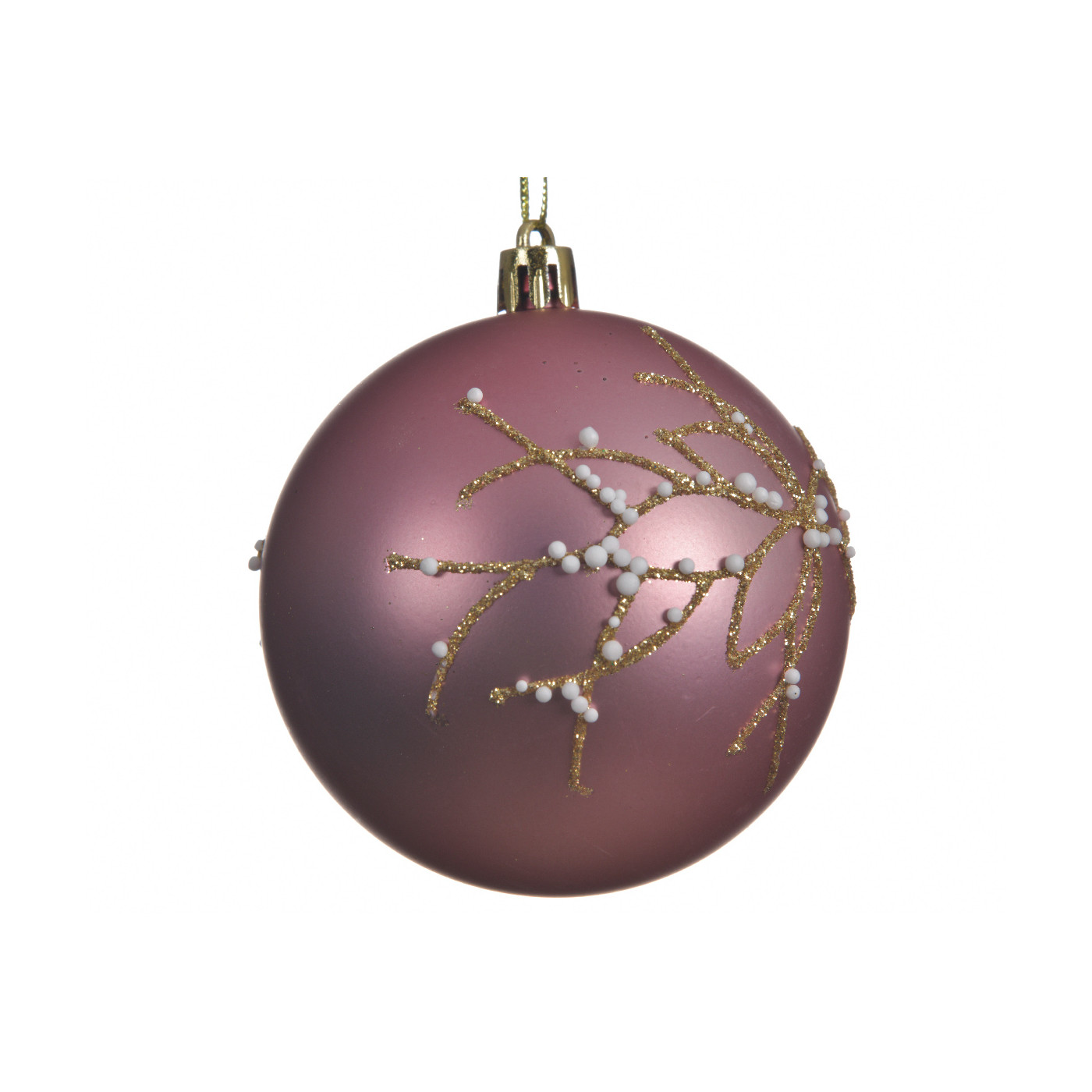 Comprar Bola de foam decorativa con brillos dorados Barcelona