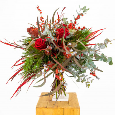 Comprar Ramo de flores navideño Barcelona