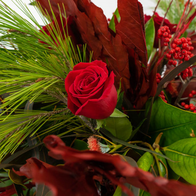 Comprar Jarrón de flores navideño Barcelona