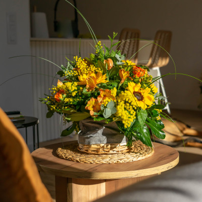 Comprar Cistella de gira-sols Barcelona