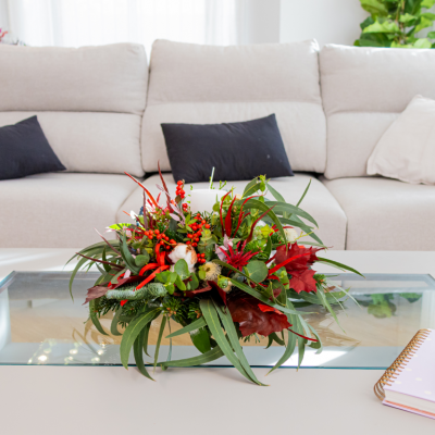 Comprar Centro de mesa navideño redondo Barcelona
