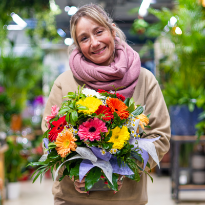 Comprar Jarrón de gerberas Barcelona