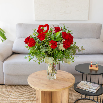 Comprar Ram de 12 roses + pick Barcelona
