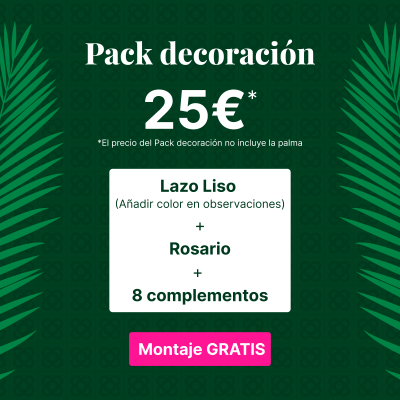 Comprar Pack decoración palma grande Barcelona