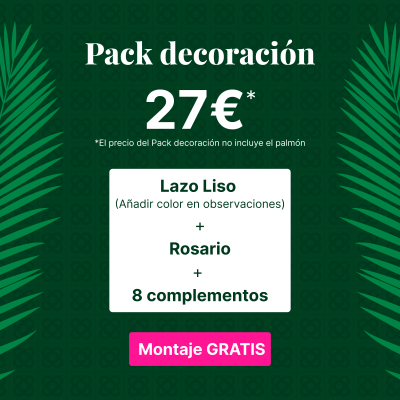 Comprar Pack decoración palmón grande Barcelona