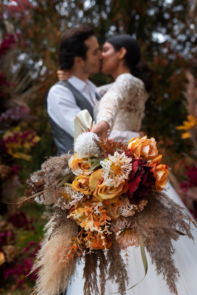 ramo de novia otoñal