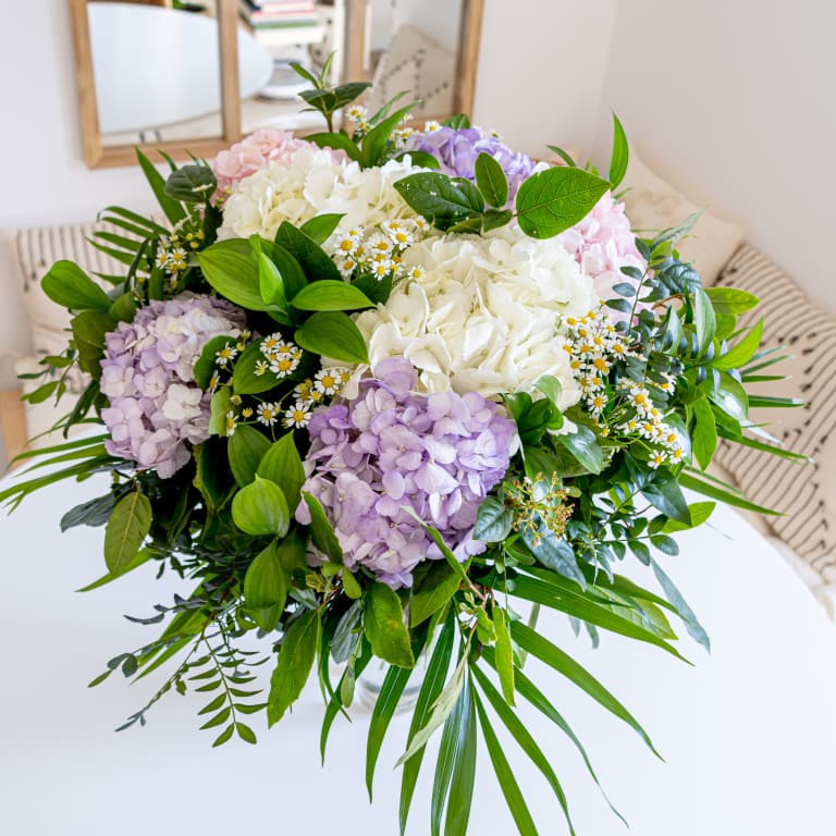 regala hortensias ramo de hortensias para regalar