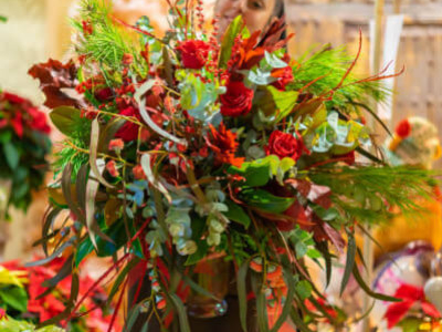 Ideas de Arreglos Florales Navideños para esta Navidad
